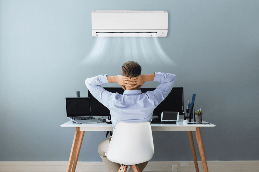 Solução de climatização com ar-condicionado